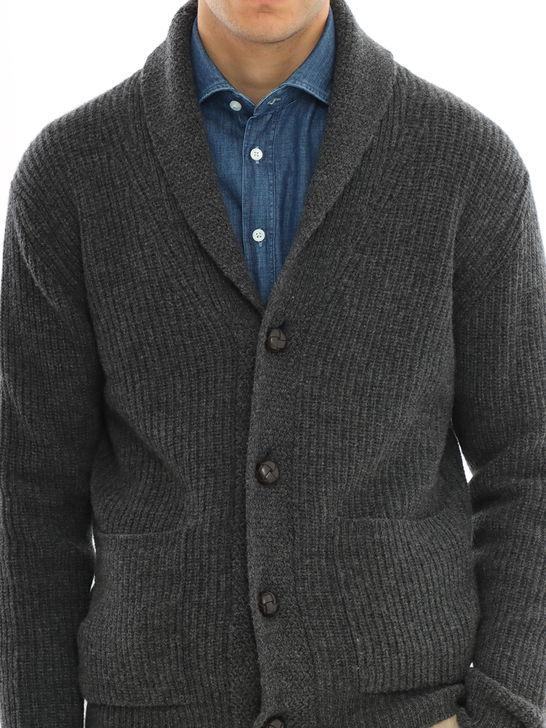 Rakki Cardigan Rakkì Sciallato Grigio Nuova