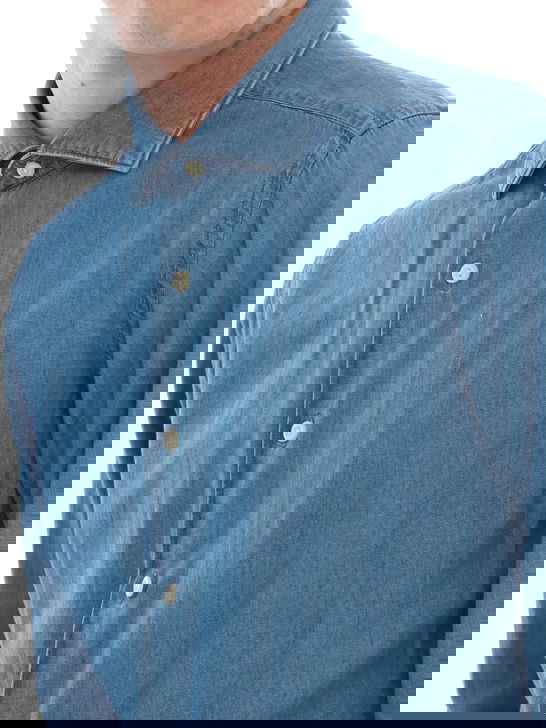 Tintoria Mattei Camicia Tintoria Mattei Denim Offerta esclusiva