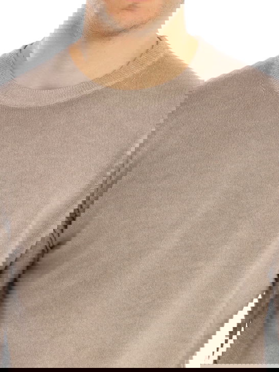 Kangra Maglia Kangra Cashmere Beige Offerta Pasqua