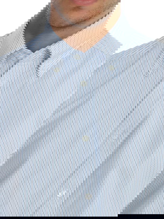B.D. Baggies Camicia B.D. Baggies Oxford Bianco/Celeste Offerta San Valentino