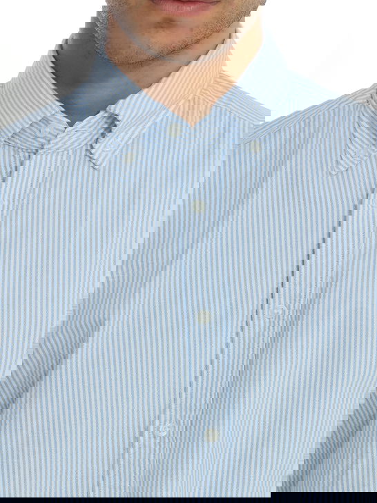 B.D. Baggies Camicia B.D. Baggies Oxford Bianco/Celeste Smaltimento dello stoccaggio