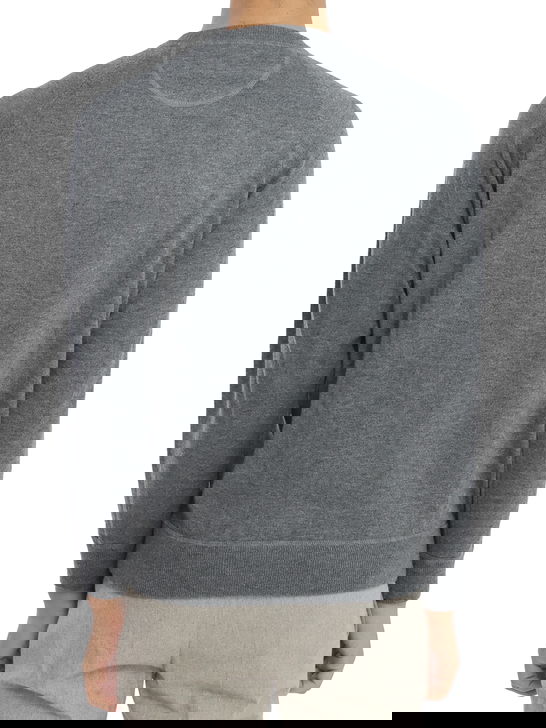 Alan Paine Felpa Alan Paine Raglan Grigio Offerte speciali