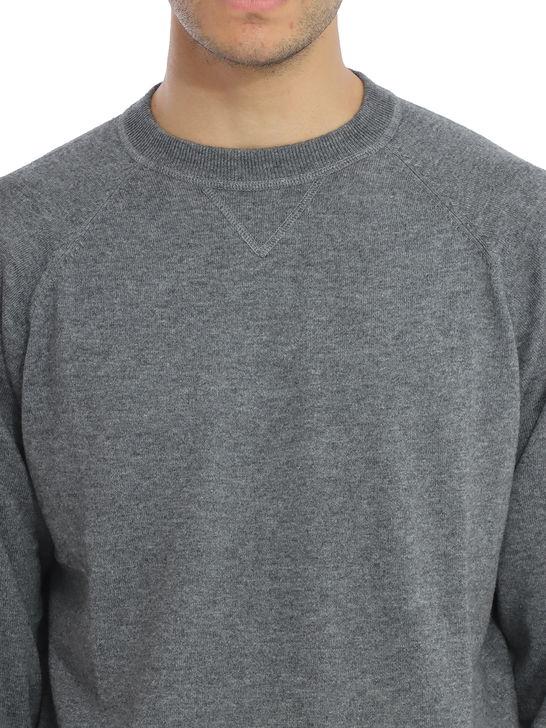 Alan Paine Felpa Alan Paine Raglan Grigio Offerte speciali