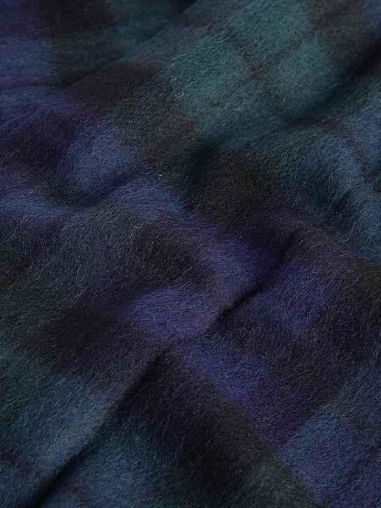Barbour Sciarpa Barbour New Check Tartan Blu Latest stili
