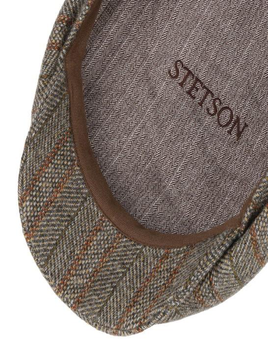 Stetson Coppola Stetson Hatteras Herringbone Stripe Grigio Super sconto