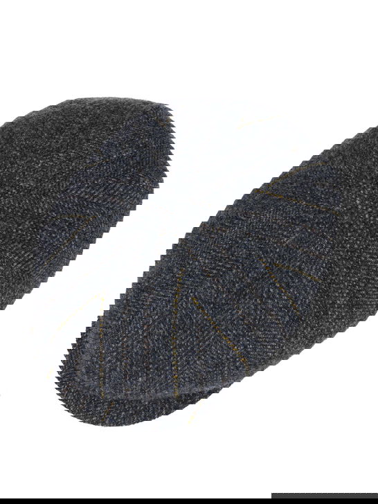 Stetson Coppola Stetson Hatteras Herringbone Stripe Blu Enormi sconti