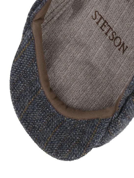 Stetson Coppola Stetson Hatteras Herringbone Stripe Blu Enormi sconti