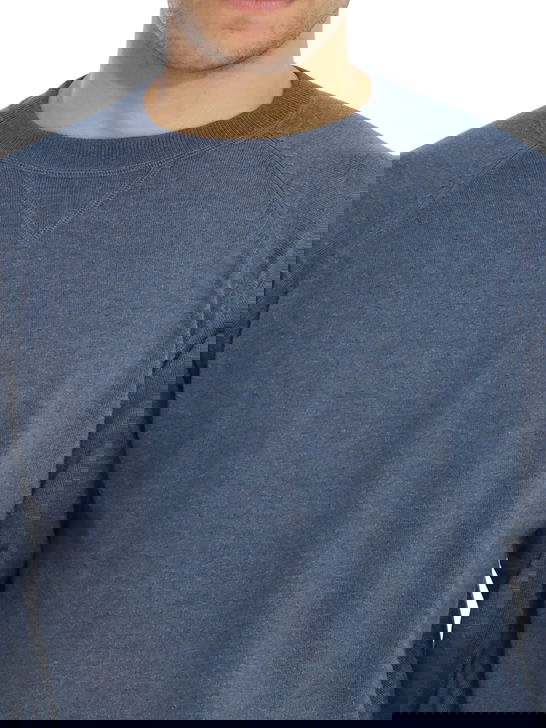 Alan Paine Felpa Alan Paine Raglan Azzurro Outlet