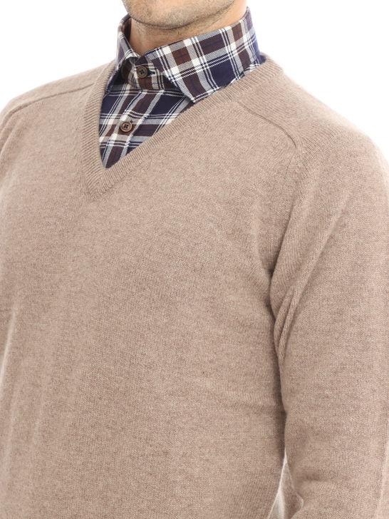 Alan Paine Maglia Alan Paine Kilsyth Beige Vendita Calda