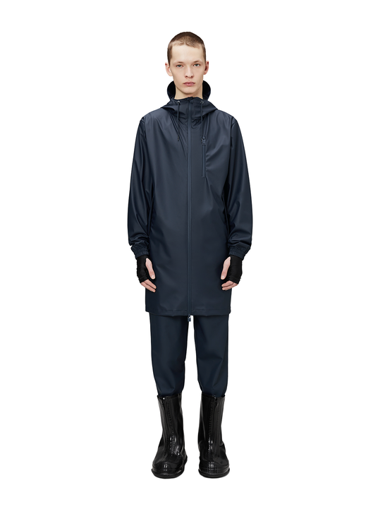 Rains Impermeabile Rains Long Storm Breaker Blu Vendite Flash