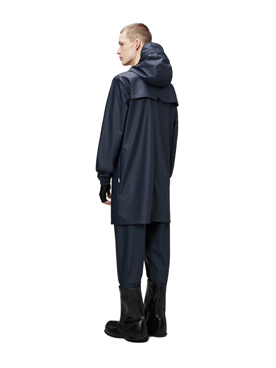 Rains Impermeabile Rains Long Storm Breaker Blu Vendite Flash