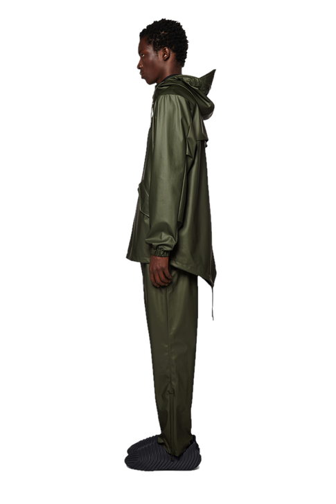Rains Impermeabile Rains Fishtail Verde Spedizione gratuita