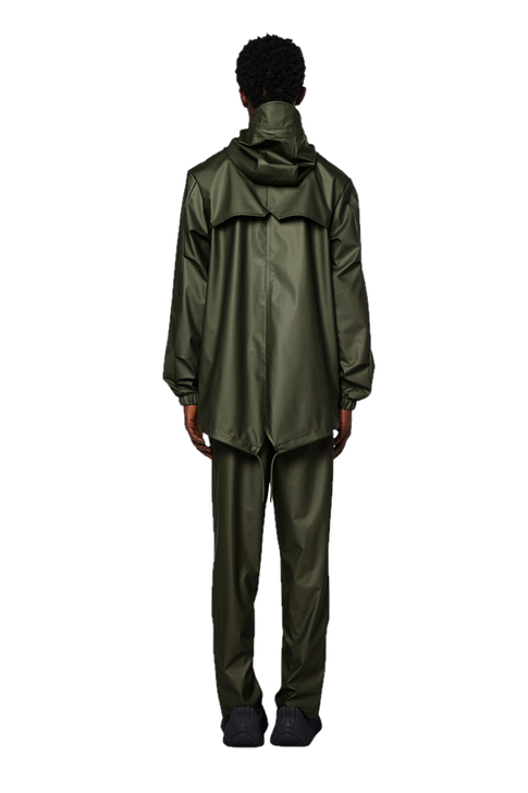 Rains Impermeabile Rains Fishtail Verde Spedizione gratuita