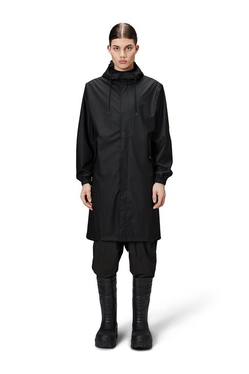 Rains Impermeabile Rains Fishtail Nero Sconto di tempo limitato