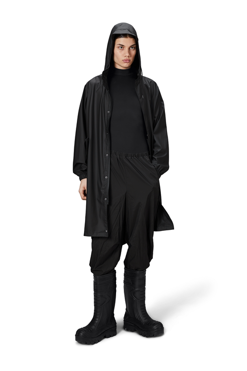 Rains Impermeabile Rains Fishtail Nero Sconto di tempo limitato