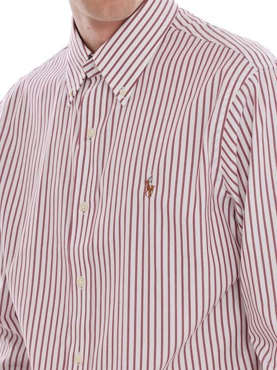 Polo Ralph Lauren Camicia Polo Ralph Lauren Pinpoint Rosso Vendita calda