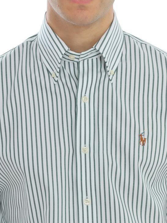 Polo Ralph Lauren Camicia Polo Ralph Lauren Pinpoint Verde Offerta migliore
