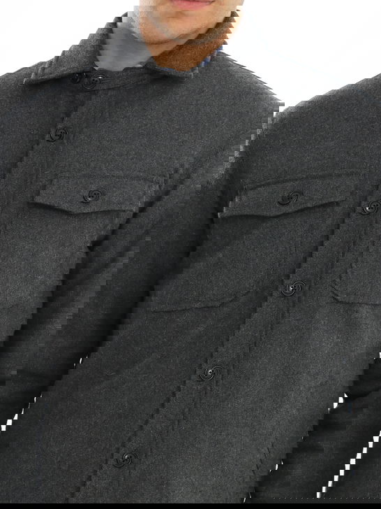 Bl'ker Overshirt Bl'ker Hunter Grigio Super Saving Price