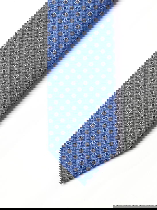 Holliday u0026 Brown Cravatta Holliday & Brown Jacquard Azzurro Offerta