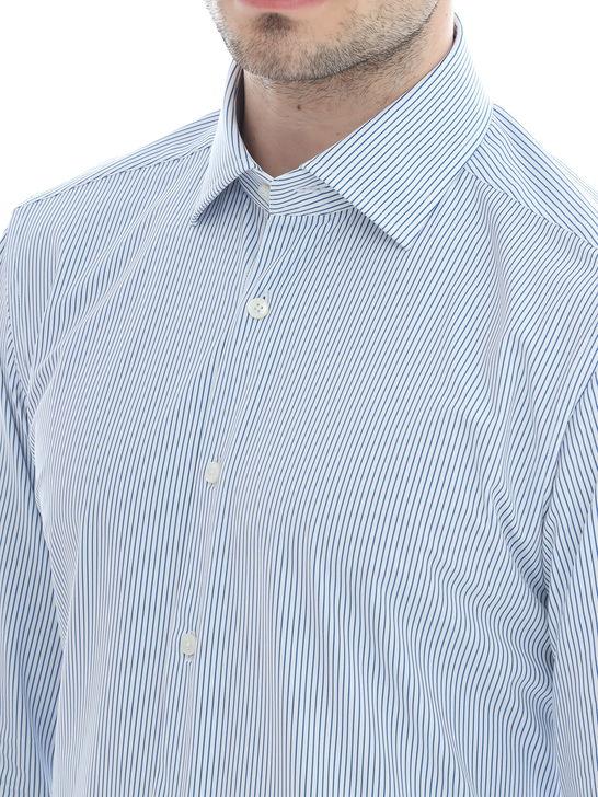 Xacus Camicia Xacus Taylor Active Bianco-Azzurro Moda