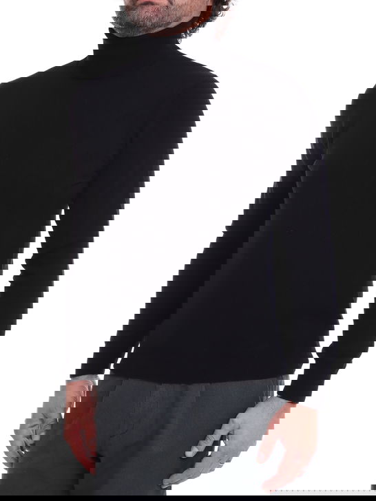 Kangra Maglia Kangra Cashmere Nero Grande vendita