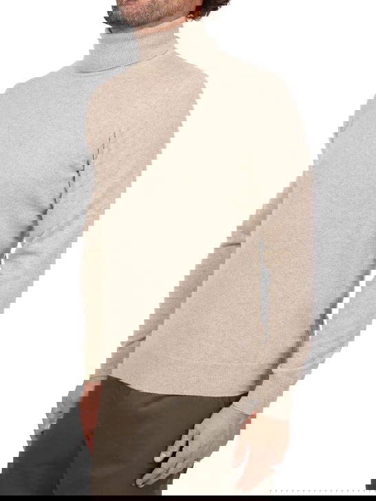 Kangra Maglia Kangra Cashmere Beige Fornitura limitata