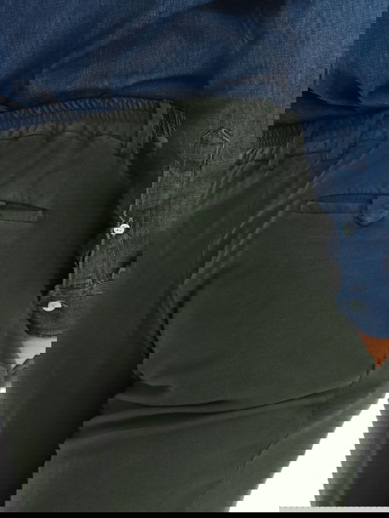 Devore Incipit Pantaloni Devore Incipit Fustagno Verde Liquidazione