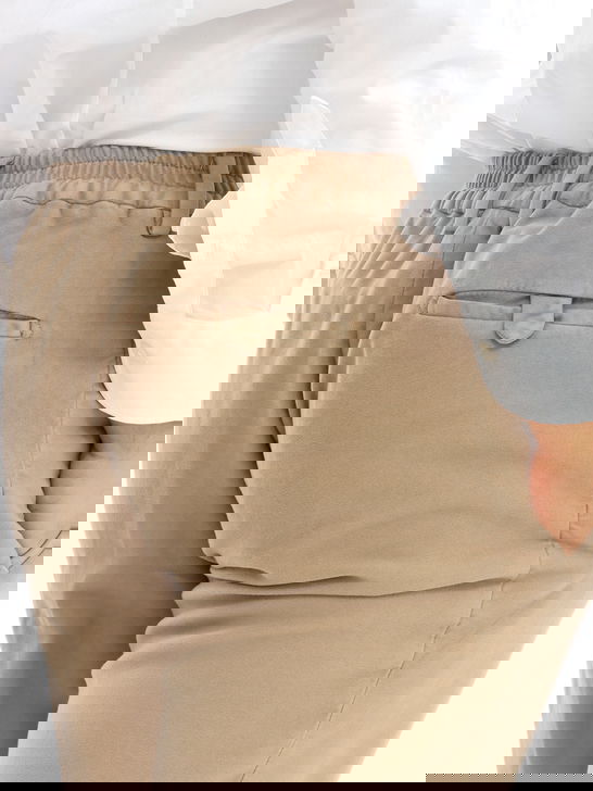 Devore Incipit Pantaloni Devore Incipit Fustagno Beige Offerte giornaliere