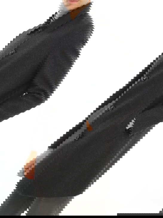 Sartoria Latorre Cappotto Sartoria Latorre Spinato Grigio Offerte speciali