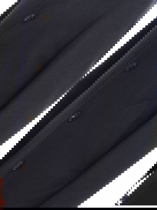 Sartoria Latorre Cappotto Sartoria Latorre Cashmere-Seta Blu Enormi risparmi
