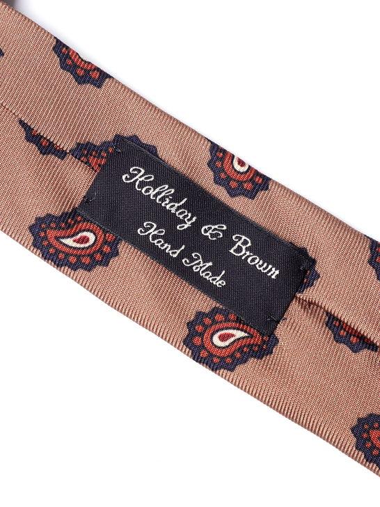 Holliday u0026 Brown Cravatta Holliday & Brown Twill Beige Fino al 55% di sconto