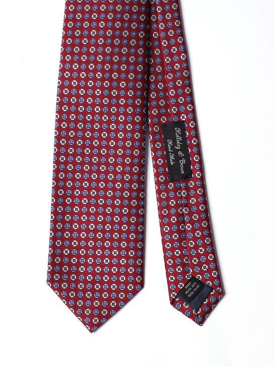 Holliday u0026 Brown Cravatta Holliday & Brown Jacquard Bordeaux 50% di sconto con spedizione gratuita