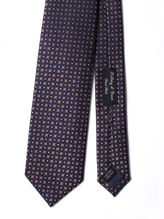 Holliday u0026 Brown Cravatta Holliday & Brown Jacquard Blu Trasporto libero internazionale