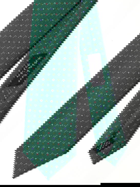 Holliday u0026 Brown Cravatta Holliday & Brown Twill Verde Esporta salva