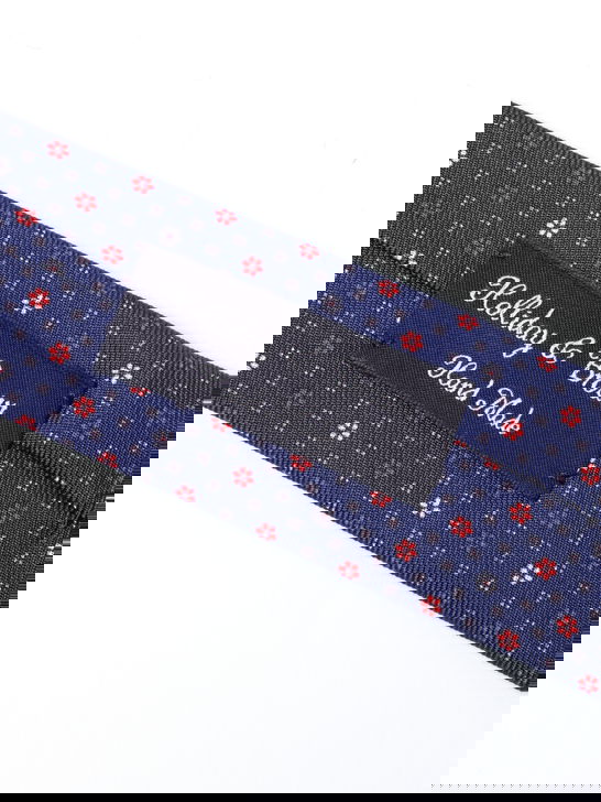 Holliday u0026 Brown Cravatta Holliday & Brown Twill Blu Consegna Veloce