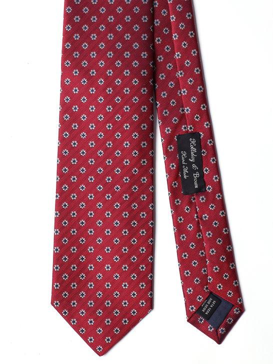 Holliday u0026 Brown Cravatta Holliday & Brown Jacquard Bordeaux Online