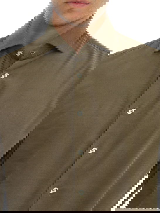 Bastoncino Camicia Bastoncino Velluto Verde Nuova