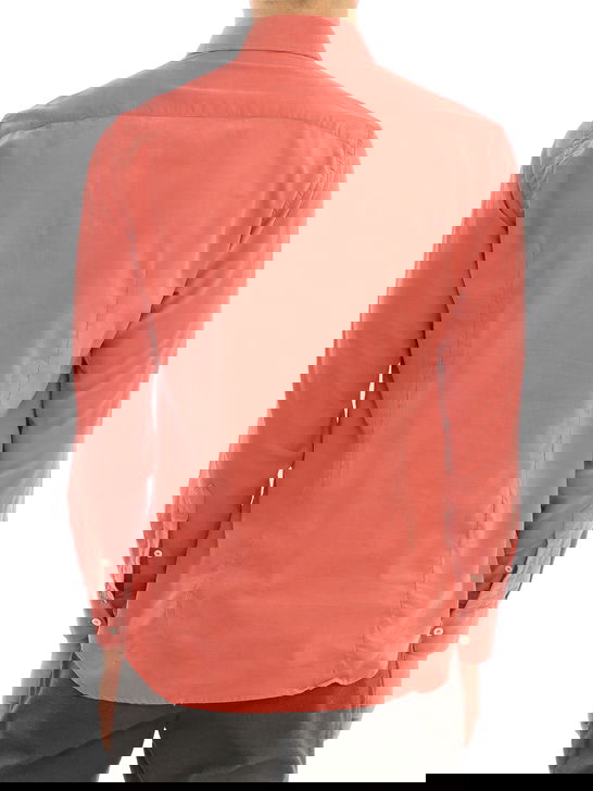 Bastoncino Camicia Bastoncino Velluto Rosso Moda