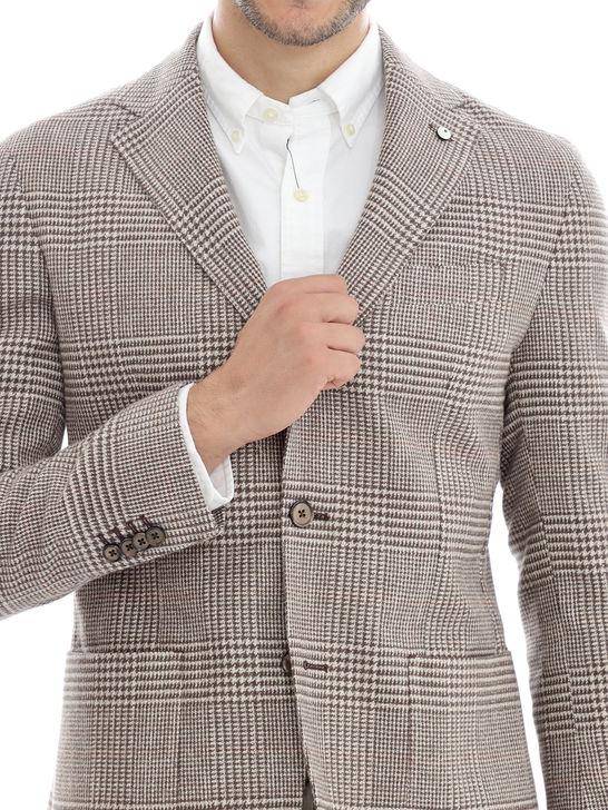 L.B.M. 1911 Giacca L.B. M. 1911 Galles Beige Fino Al -60%