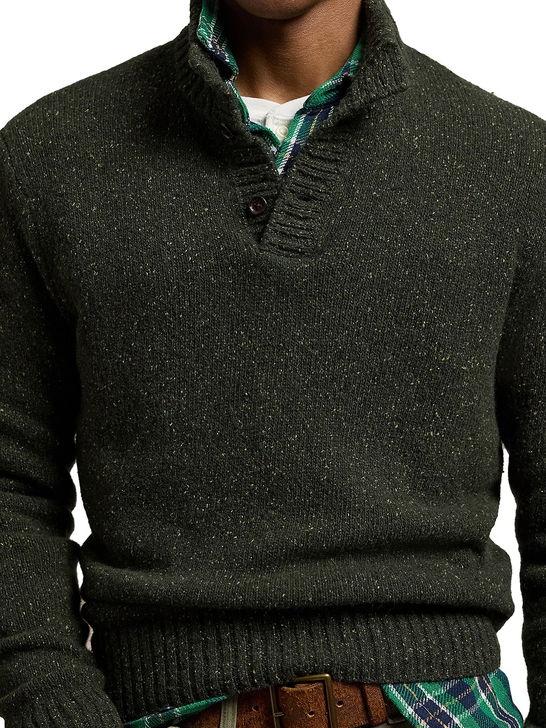 Polo Ralph Lauren Maglia Polo Ralph Lauren Speckled Verde In Vendita