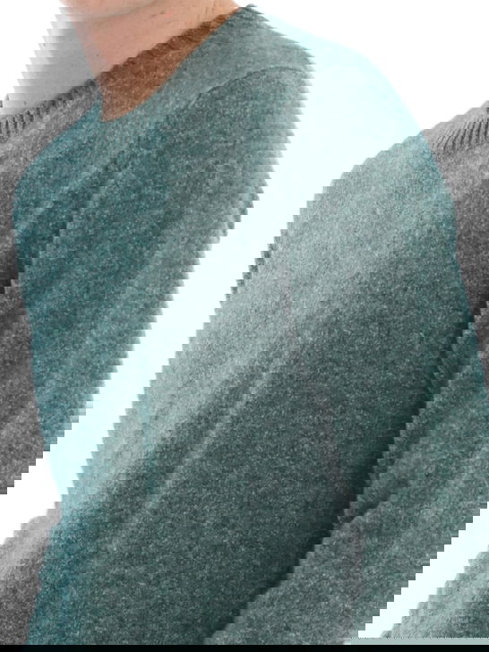 Kangra Maglia Kangra Moulinè Verde Vendite Flash