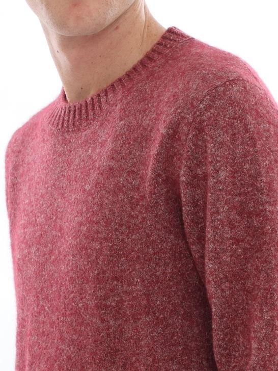 Kangra Maglia Kangra Moulinè Rosso Negozio