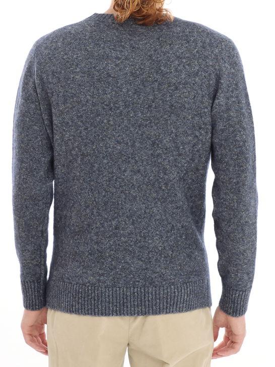 Kangra Maglia Kangra Moulinè Blu Nuova