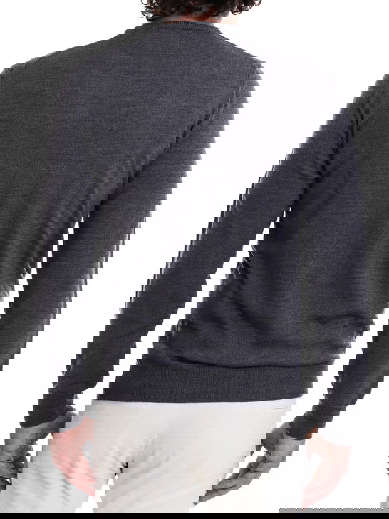 Kangra Maglia Kangra Merinos Grigio Negozio online di fabbrica