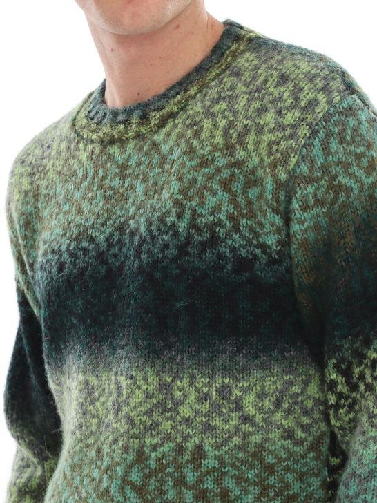 Kangra Maglia Kangra Lana-Alpaca Verde Offerta speciale