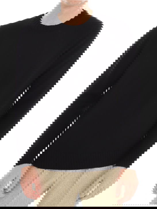 Kangra Maglia Kangra Girocollo Nero Fornitura limitata