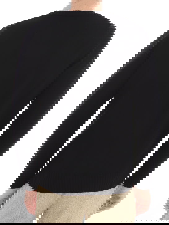 Kangra Maglia Kangra Girocollo Nero Fornitura limitata