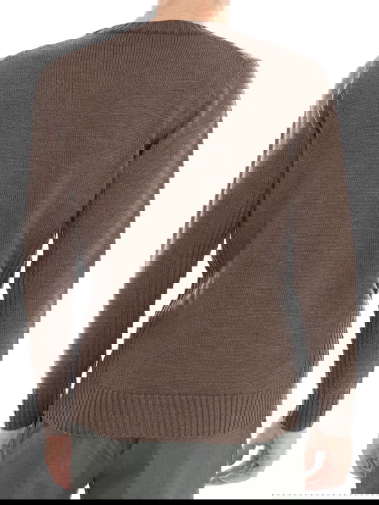 Kangra Maglia Kangra Girocollo Marrone Shopping online