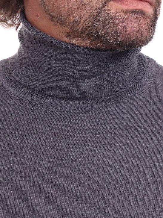 Kangra Maglia Kangra Dolcevita Merinos Grigio Grandi sconti