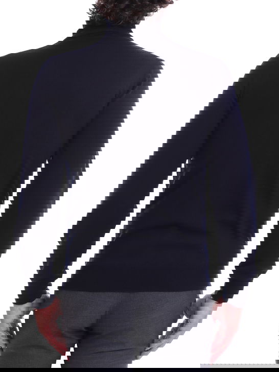 Kangra Maglia Kangra Dolcevita Merinos Blu Nuovi prodotti